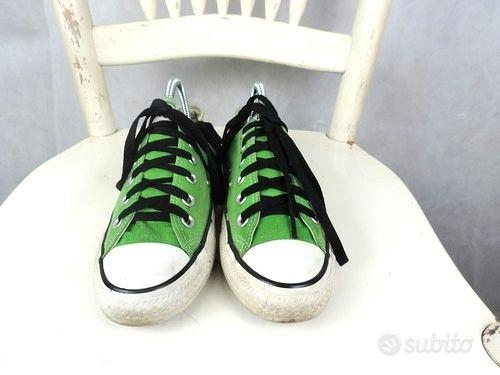 Converse verde militare clearance basse