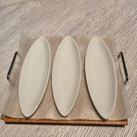 antipastiera ceramica e legno 