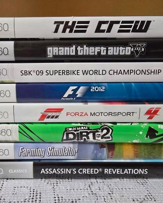 Lotto di 8 Giochi per XBOX 360