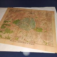 cartina antica di PARIGI