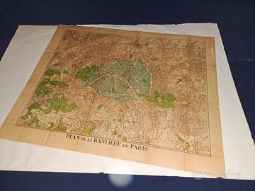 cartina antica di PARIGI