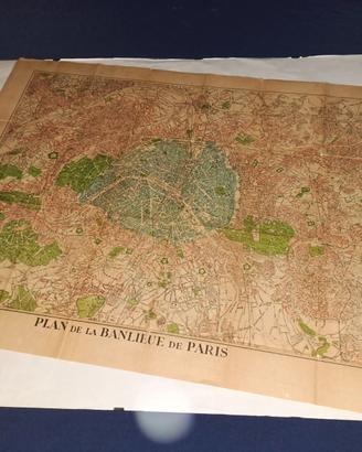 cartina antica di PARIGI