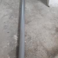 Pluviale grondaia 3mt in Pvc grigio diam 100mm