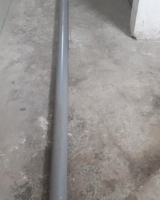 Pluviale grondaia 3mt in Pvc grigio diam 100mm