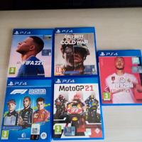 PlayStation 4 in più 5, giochi per la play