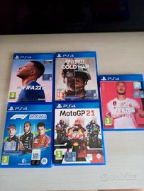 PlayStation 4 in più 5, giochi per la play