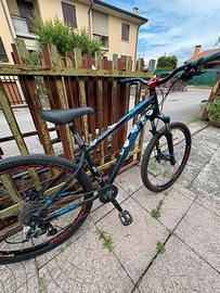 Bici rockrider st120 sport trail blu