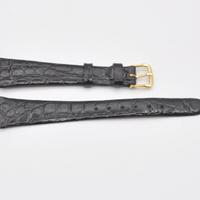 cinturino vintage in coccodrillo da  16,5mm