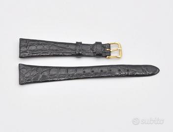 cinturino vintage in coccodrillo da  16,5mm