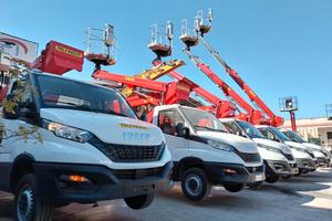 Piattaforma aerea autocarrata palfinger