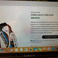 Sacca da golf Cobra nuova