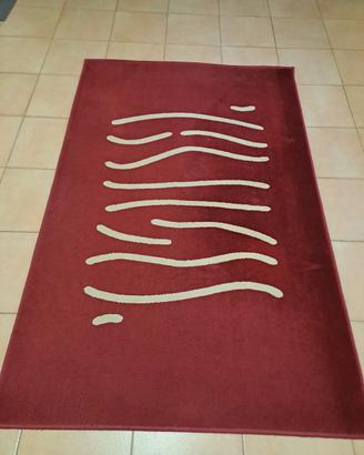 TAPPETO ROSSO BORDEAUX