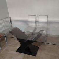 Tavolo in vetro 2mt x 1mt
