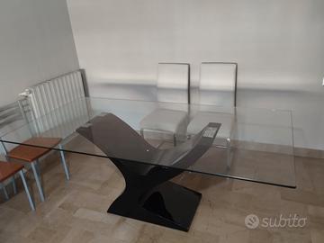 Tavolo in vetro 2mt x 1mt