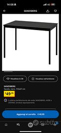 tavolo ikea nero