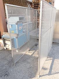 gabbia metallica di sicurezza usata