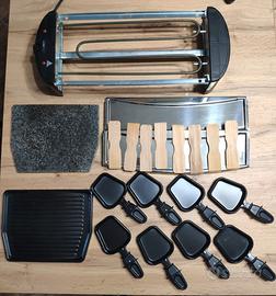 Raclette completa di accessori