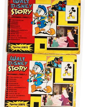 2 Album - Walt Disney Story ° 1971 x recupero fig