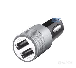DOPPIO CARICATORE USB PER PRESA ACCENDISIGARI 3.1A