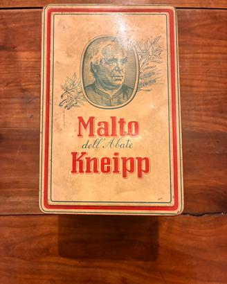 Scatola Latta Malto Kneipp Vita Sana