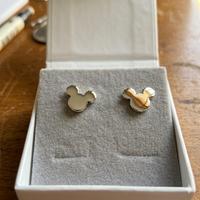 Orecchini Mickey mouse acciaio inox 8 mm