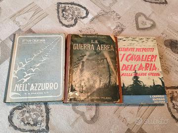 3 libri vintage storia aviazione anni '20-'30