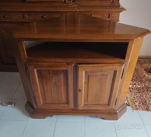 Mobile angolare in legno massello