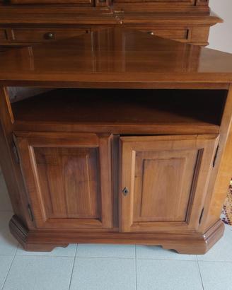 Mobile angolare in legno massello