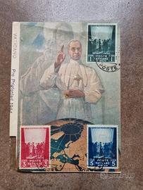 francobolli con cartolina 