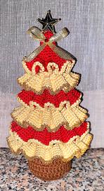ALBERO DI NATALE A UNCINETTO