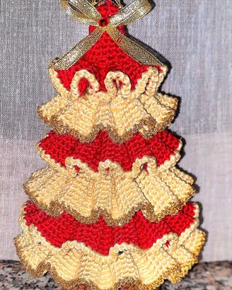 ALBERO DI NATALE A UNCINETTO