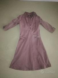 Chemisier marrone donna taglia XS "Safari Chic"