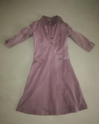 Chemisier marrone donna taglia XS "Safari Chic"