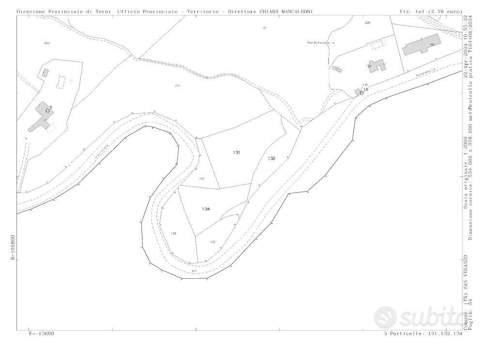 Immobile in asta di 10430 m² a San Venanzo - Altro