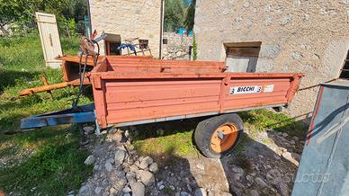 Rimorchio agricolo BICCHI B220 portata 25 q