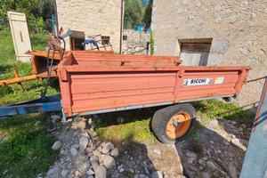 Rimorchio agricolo BICCHI B220 portata 25 q