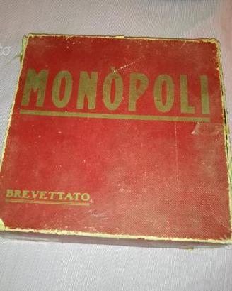 Gioco da tavola Monopoli anni 40 e anno 60 70
