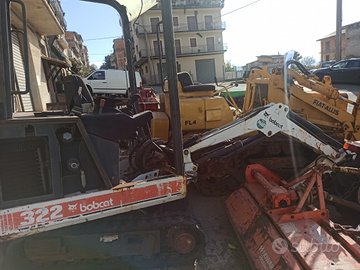 BOBCAT 322 mini escavatore permuta con minipala