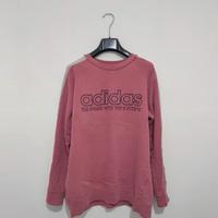 Felpa vintage Adidas Originals Rosa bianca tg EU38