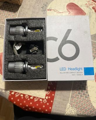 Lampadine c6 H7 36 w 3800 LM