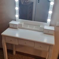 Scrivania consolle trucco