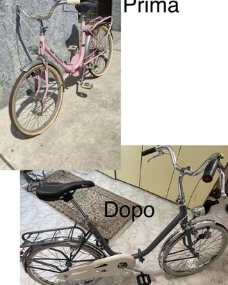 Bici da donna bottechia rifatta a nuovo