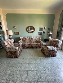 Salotto classico - Divano x3 + Poltrone