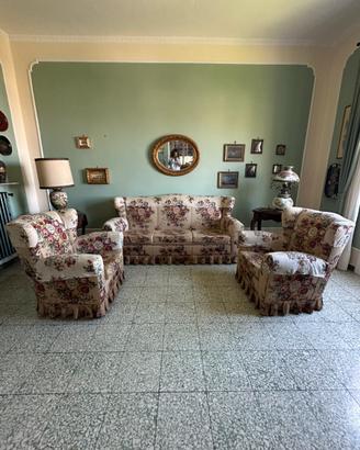 Salotto classico - Divano x3 + Poltrone