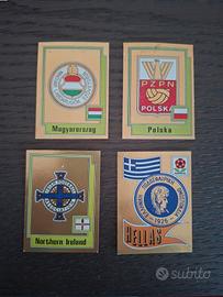 4 scudetti Album figurine Euro 80 Panini nuovi