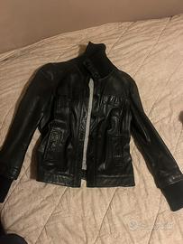 Giubbotto pelle armani jeans sale
