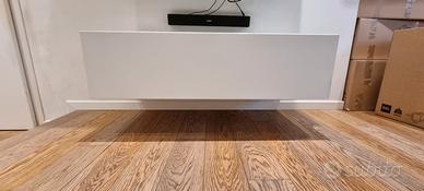 Mobile pensile TV Poliform laccato bianco