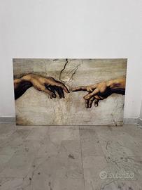 La Creazione di Michelangelo. Tela da parete