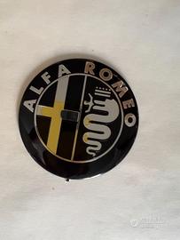 Copristemma Alfa Romeo 74 mm nero cofano baule