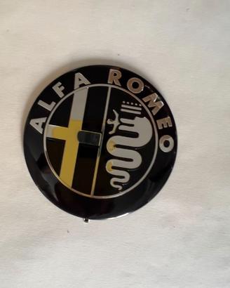 Copristemma Alfa Romeo 74 mm nero cofano baule
